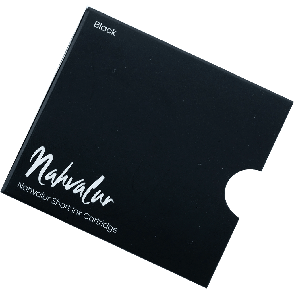 Nahvalur Short Ink Cartridge - Black (6 Per Pack) - Pen Boutique Ltd
