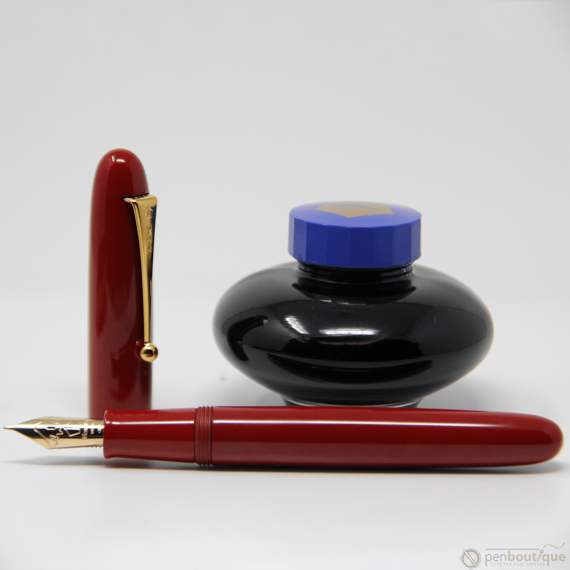 Namiki Yukari Royale Fountain Pen - Urushi Vermillion - Pen Boutique Ltd