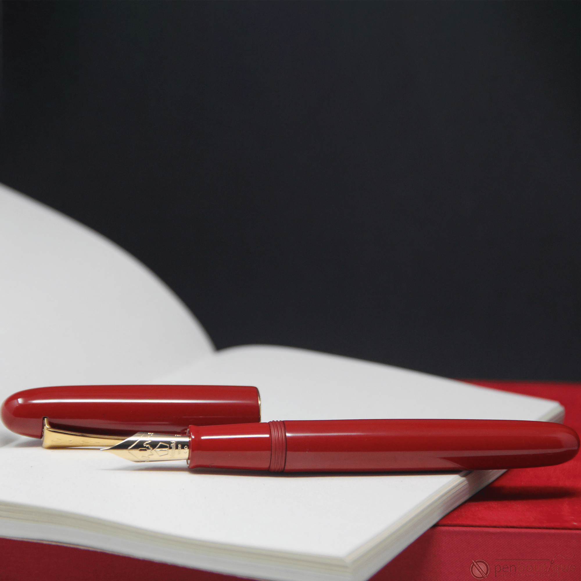 Namiki Yukari Royale Fountain Pen - Urushi Vermillion - Pen Boutique Ltd