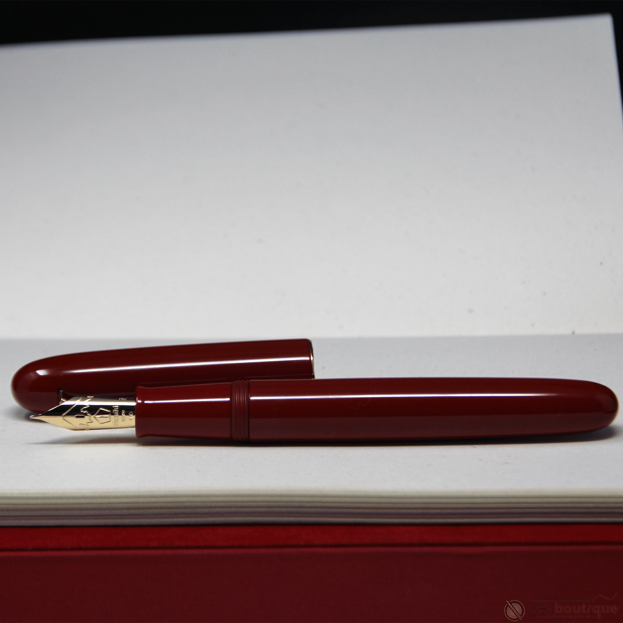 Namiki Yukari Royale Fountain Pen - Urushi Vermillion - Pen Boutique Ltd