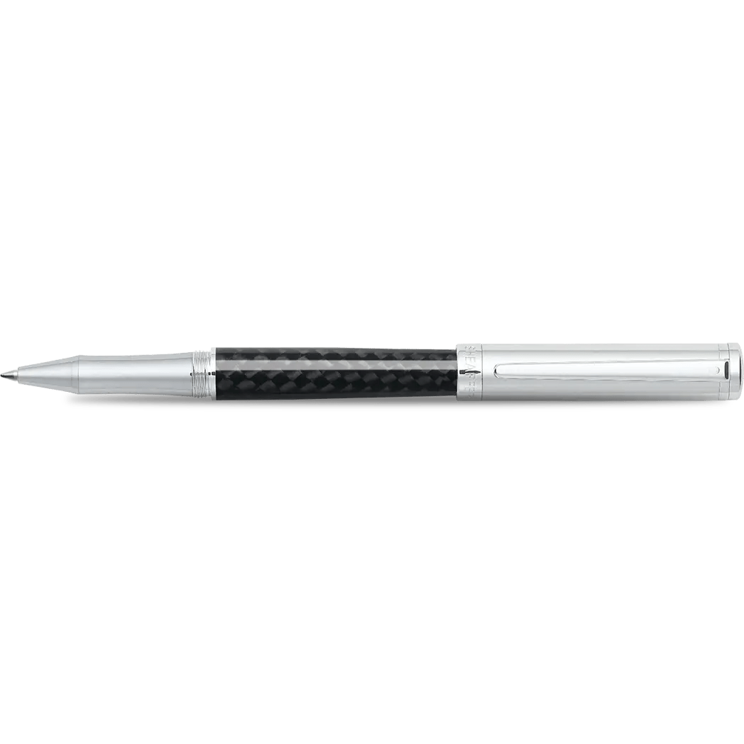 Sheaffer Intensity Carbon Fiber Chrome Cap Rollerball Pen - Pen Boutique Ltd