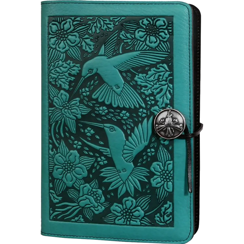Oberon Design Hummingbird Large Journal - Teal-Pen Boutique Ltd
