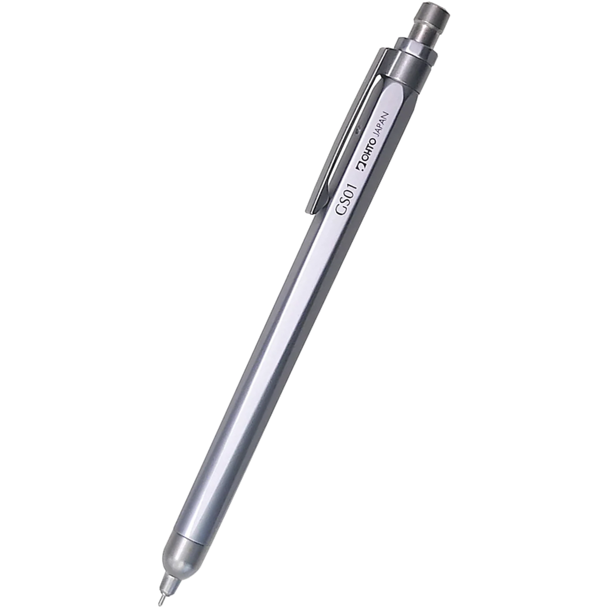 Ohto GS Roller Gel Pen - Silver