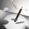 Omas Bologna Fountain Pen - Galassia Argento - Gold Trim (Limited Edition) - Pen Boutique Ltd