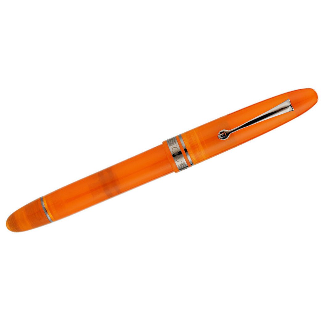 Omas Ogiva Fountain Pen - Arancione - Black Trim - 14K Nib - Pen Boutique Ltd