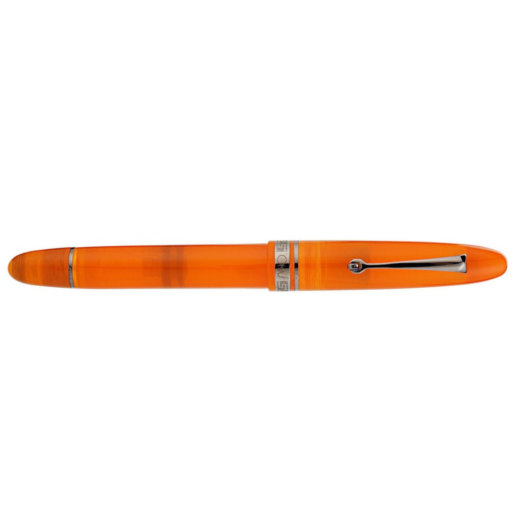Omas Ogiva Fountain Pen - Arancione - Black Trim - 14K Nib - Pen Boutique Ltd