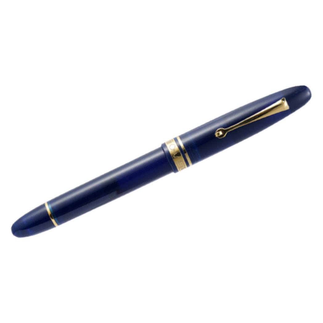 Omas Ogiva Fountain Pen - Blue - Gold Trim - 14K Nib - Pen Boutique Ltd