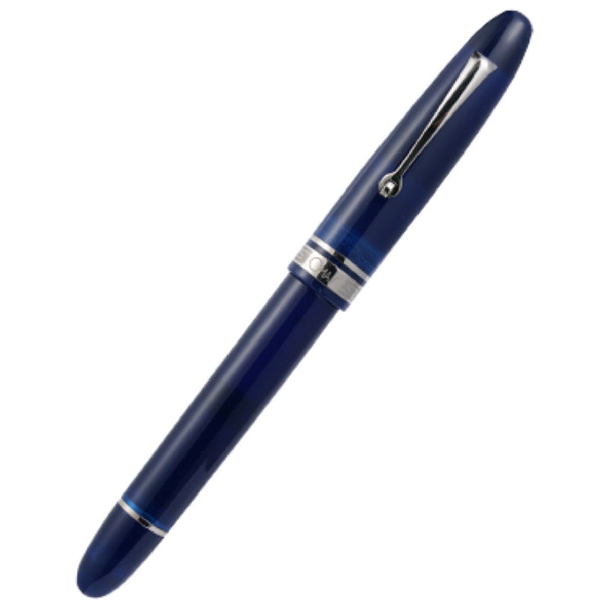 Omas Ogiva Fountain Pen - Blue - Silver Trim - 14K Nib - Pen Boutique Ltd