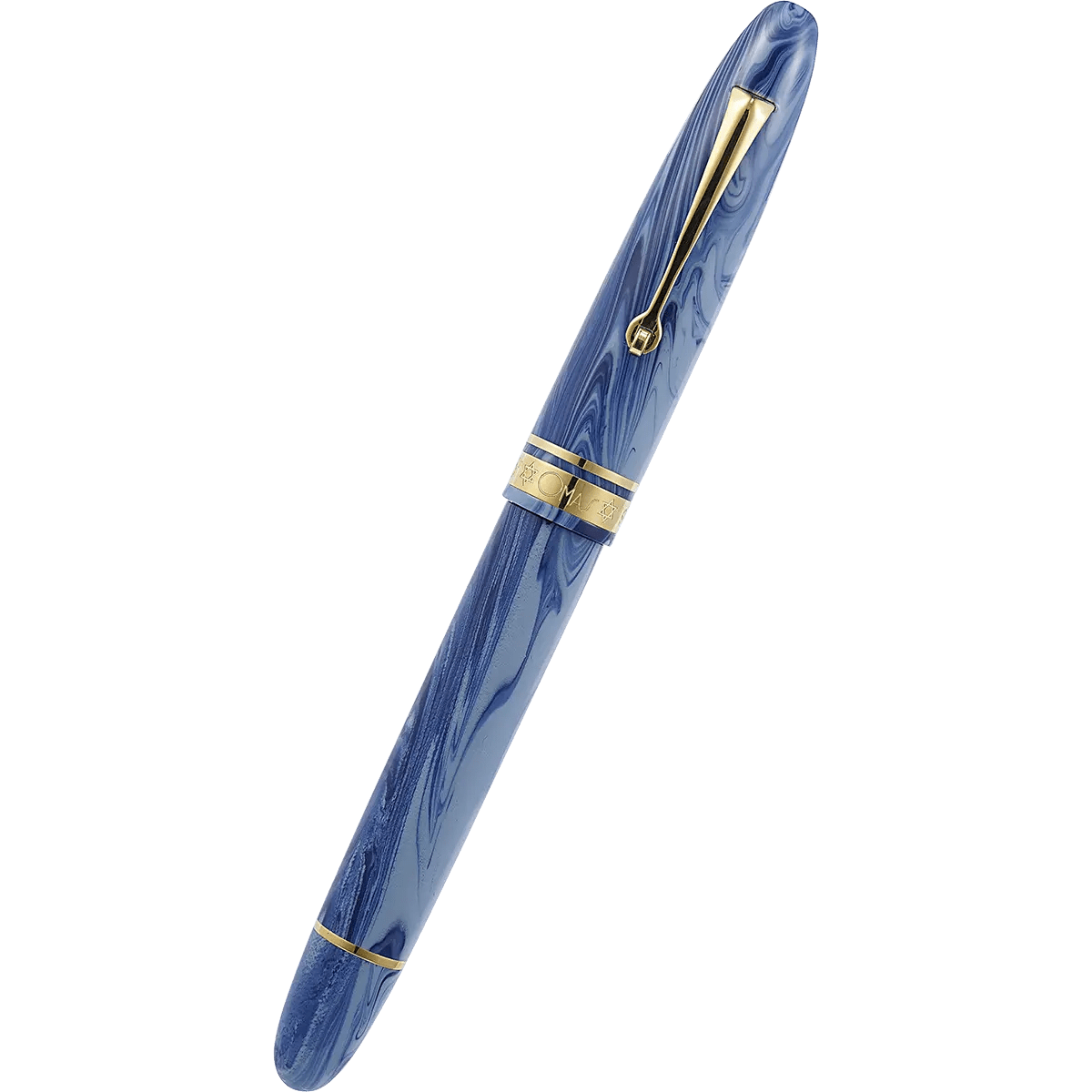 Omas Ogiva Fountain Pen - Israel - Gold Trim - 14K Nib (Limited Edition) - Pen Boutique Ltd