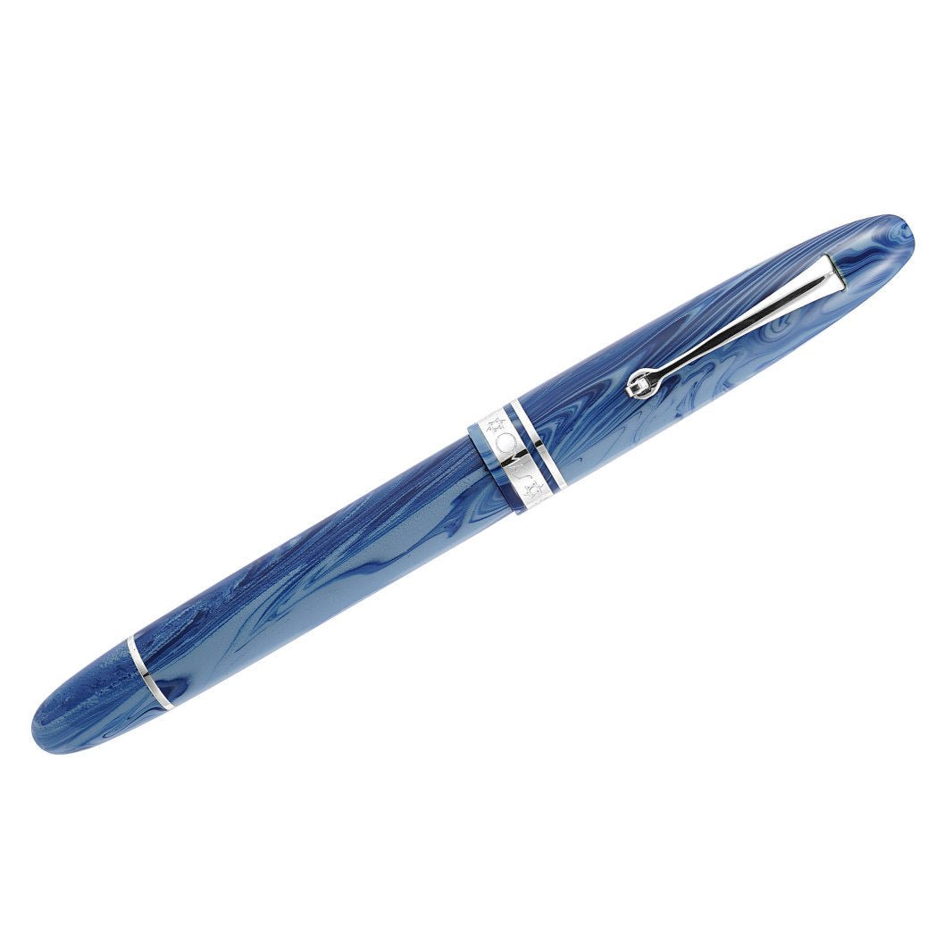 Omas Ogiva Fountain Pen - Israel - Silver Trim - 14K Nib (Limited Edition) - Pen Boutique Ltd