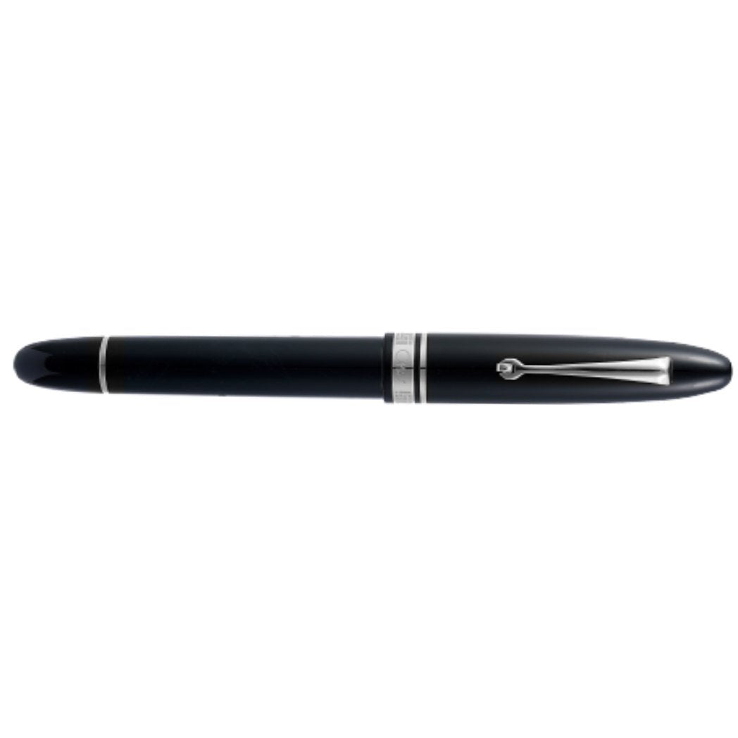 Omas Ogiva Fountain Pen - Nera - Silver Trim - 14K Nib - Pen Boutique Ltd