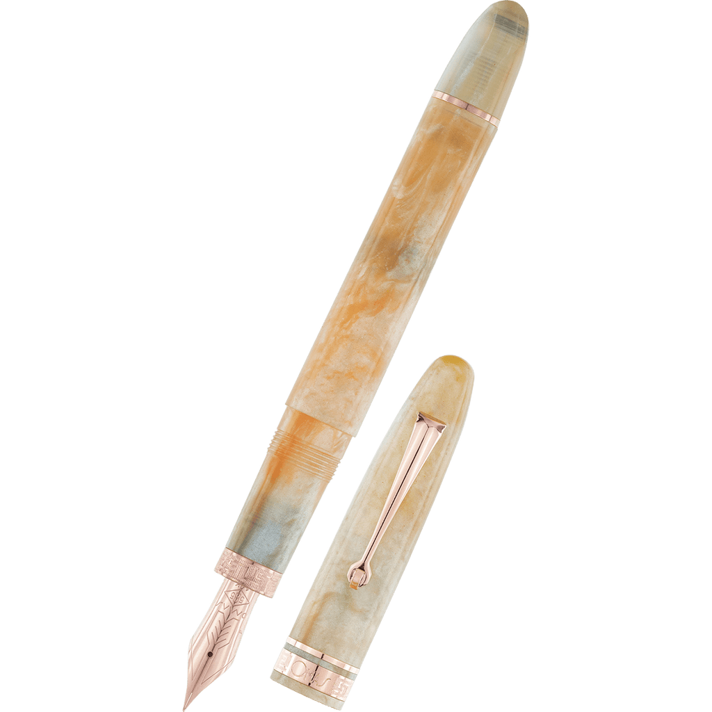 Omas Ogiva Fountain Pen - Peach Bellini Cocktail - Pen Boutique Ltd
