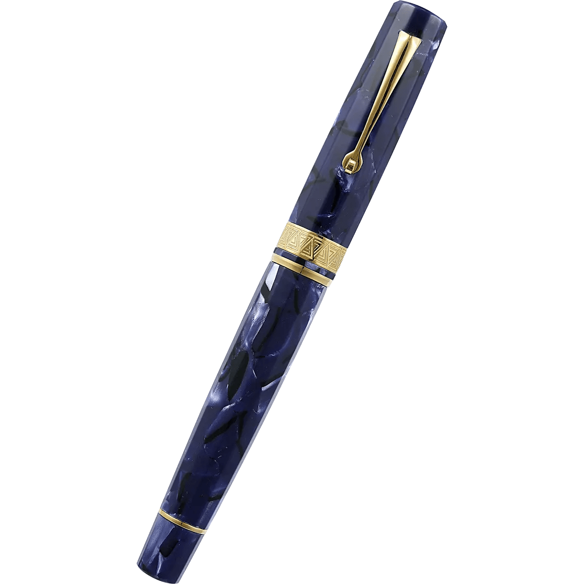 Omas Paragon Fountain Pen - Blue Royale - Gold Trim - 14k Nib - Pen Boutique Ltd