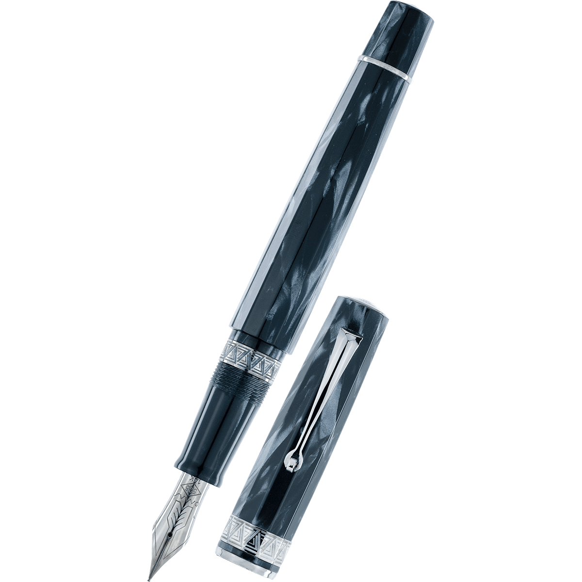 Omas Paragon Fountain Pen - Grigio Perla - Pen Boutique Ltd