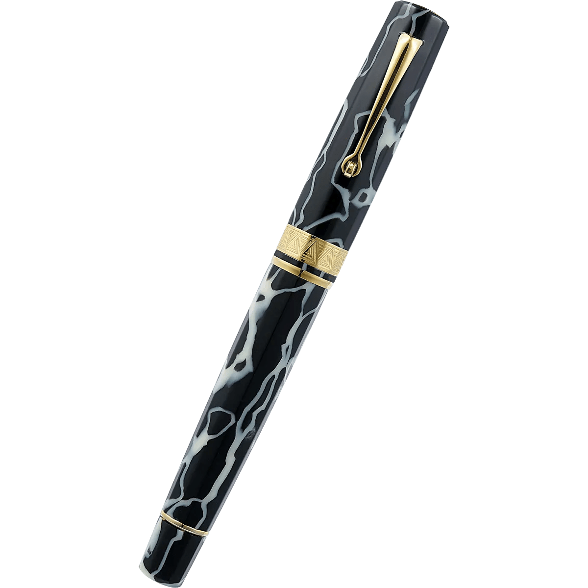 Omas Paragon Fountain Pen - Wild - Gold Trim - 14k Nib - Pen Boutique Ltd