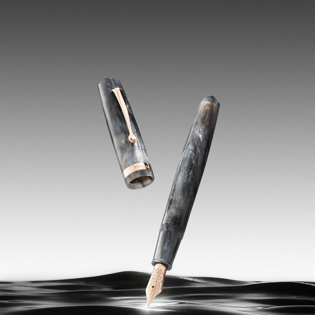 Omas Studio Fountain Pen - Grigio Luminoso - Pen Boutique Ltd
