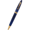 Omas Ogiva Ballpoint Pen - Blu - Gold Trim - Pen Boutique Ltd