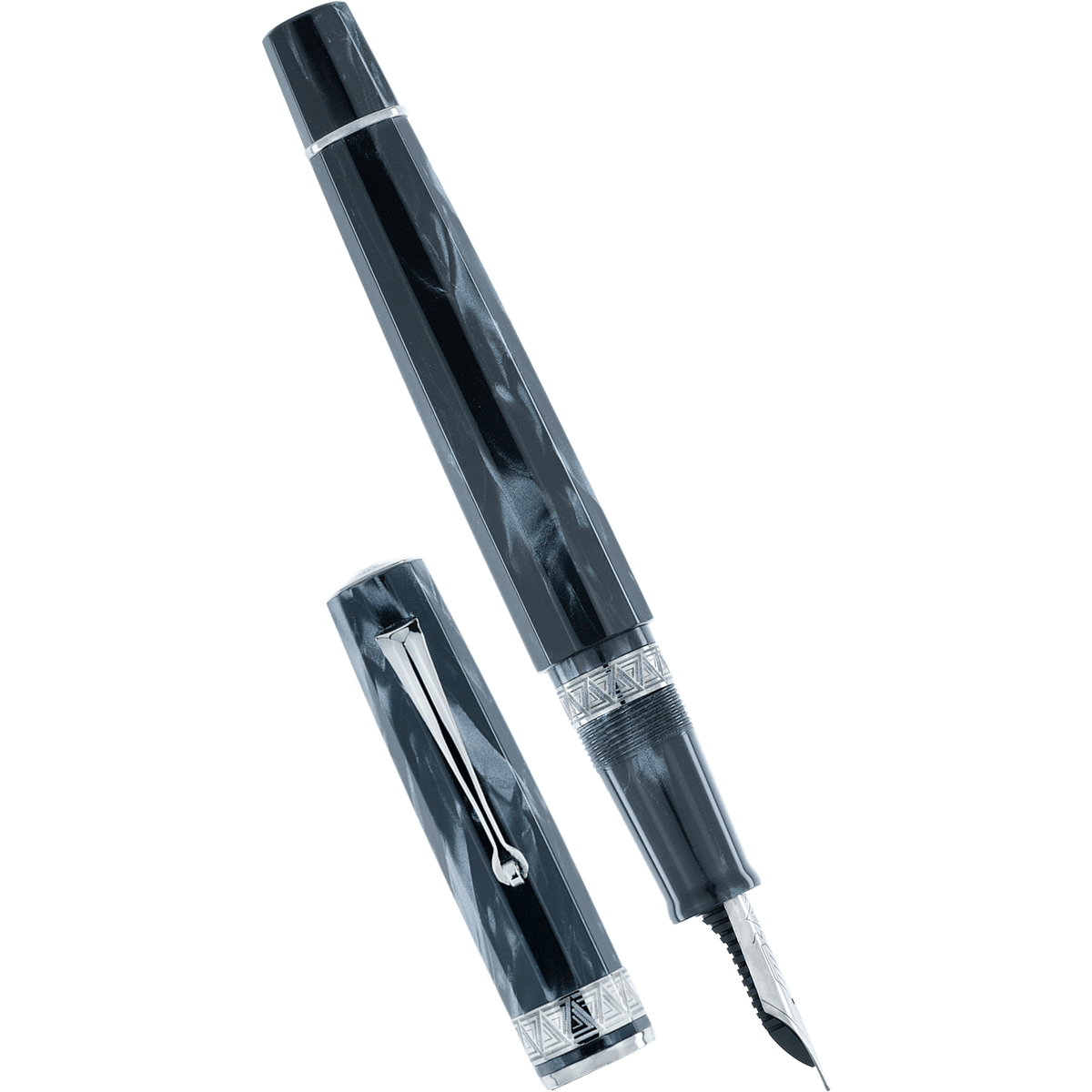 Omas Paragon Fountain Pen - Grigio Perla - Pen Boutique Ltd