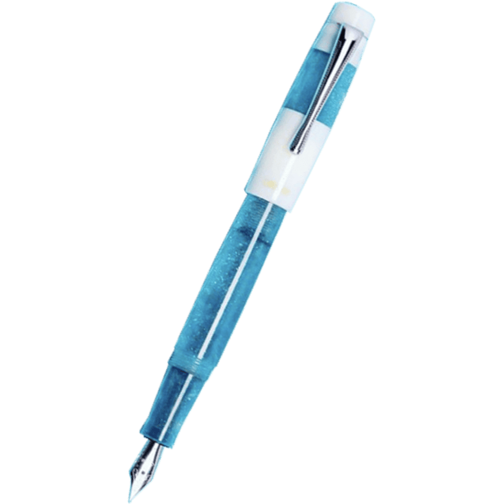 Opus 88 Koloro Fountain Pen - White Blue - Pen Boutique Ltd