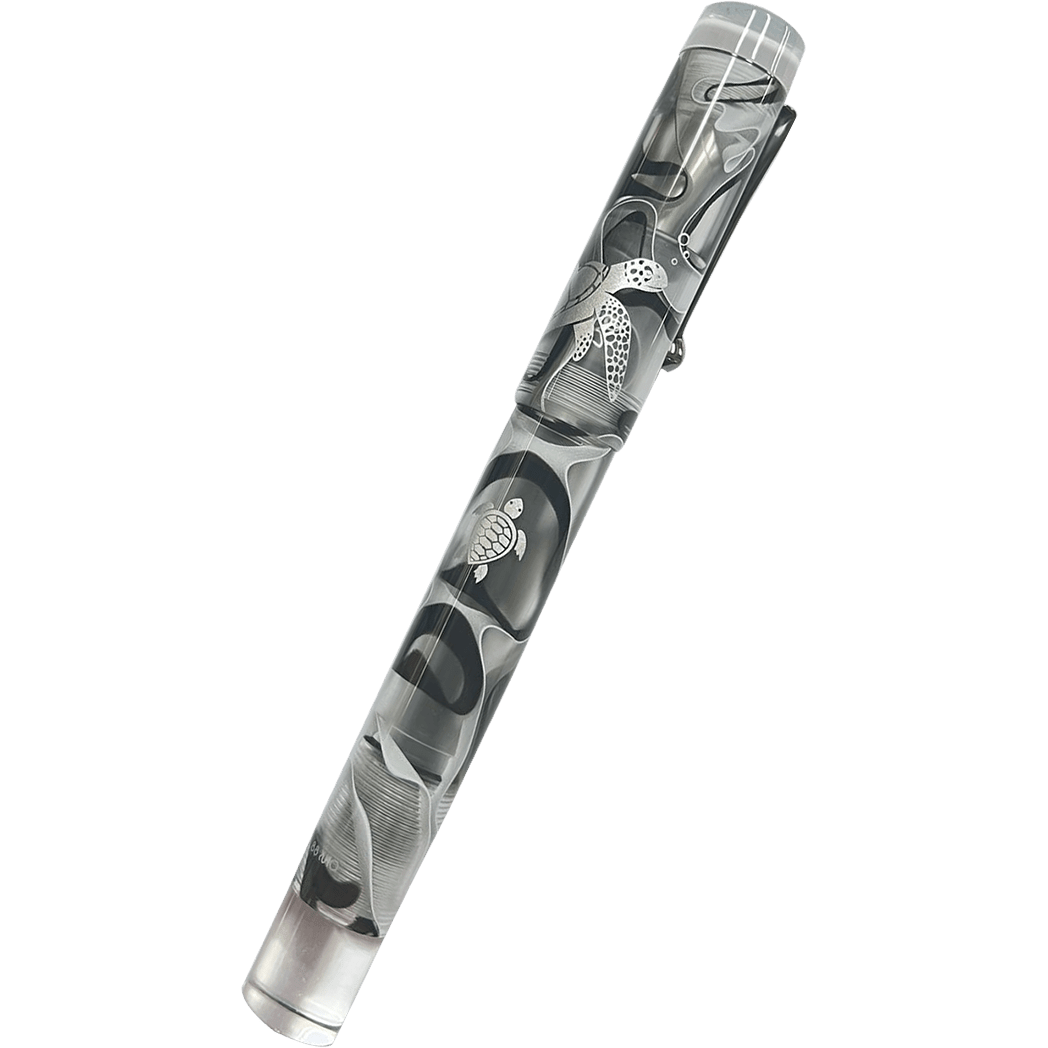 Opus 88 Demo Fountain Pen - Ocean - Sea Turtle (Limited Edition) - Pen Boutique Ltd
