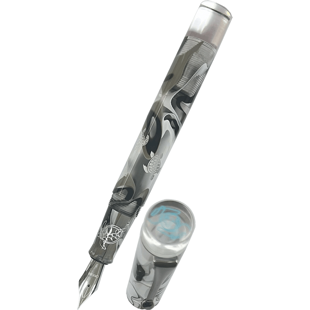 Opus 88 Demo Fountain Pen - Ocean - Sea Turtle (Limited Edition) - Pen Boutique Ltd