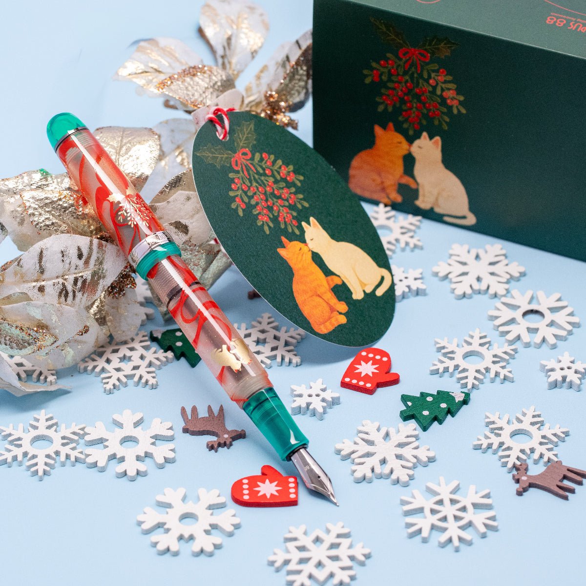 Opus 88 Jazz Fountain Pen - Under the Mistletoe (Limited Edition) - Pen Boutique Ltd