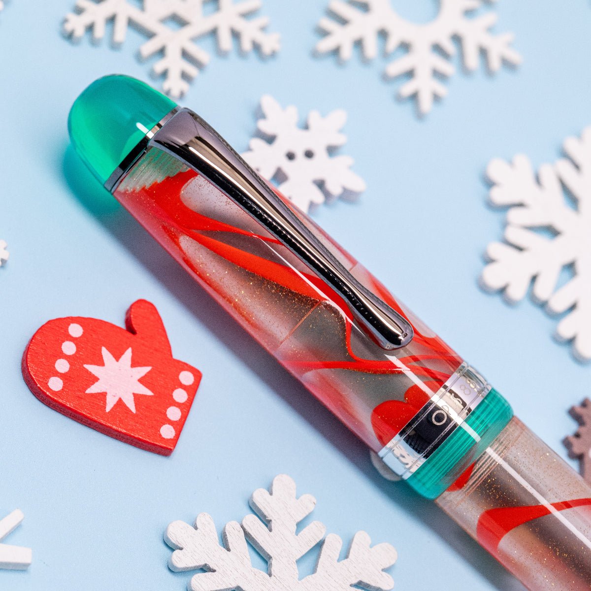 Opus 88 Jazz Fountain Pen - Under the Mistletoe (Limited Edition) - Pen Boutique Ltd