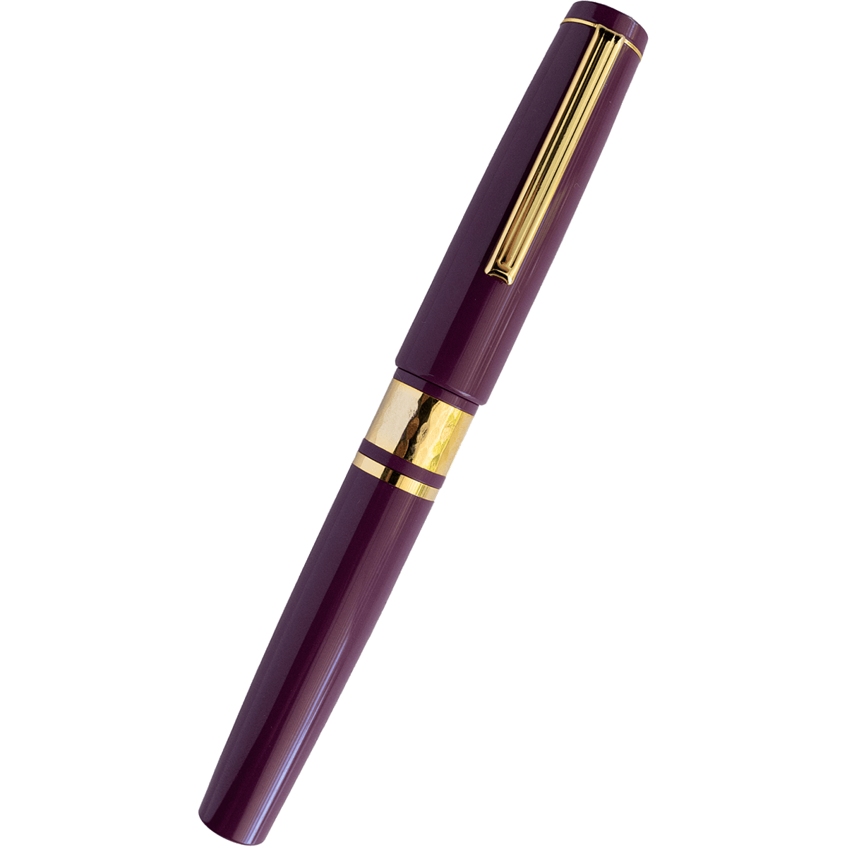 Esterbrook Model J Gold Trim Fountain Pen - Ebonite - Blackberry - Pen Boutique Ltd