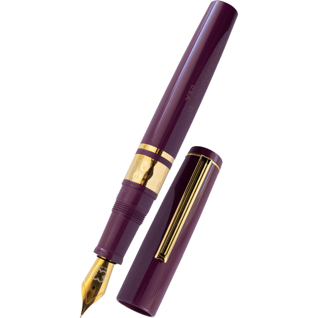 Esterbrook Model J Gold Trim Fountain Pen - Ebonite - Blackberry - Pen Boutique Ltd