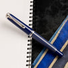 Pelikan Souveran Fountain Pen - M815 Metal Striped Blue (Special Edition) - Pen Boutique Ltd