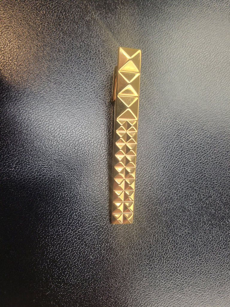 (Outlet) S.T. Dupont Tie Bar - Rose Gold Pyramid - Pen Boutique Ltd