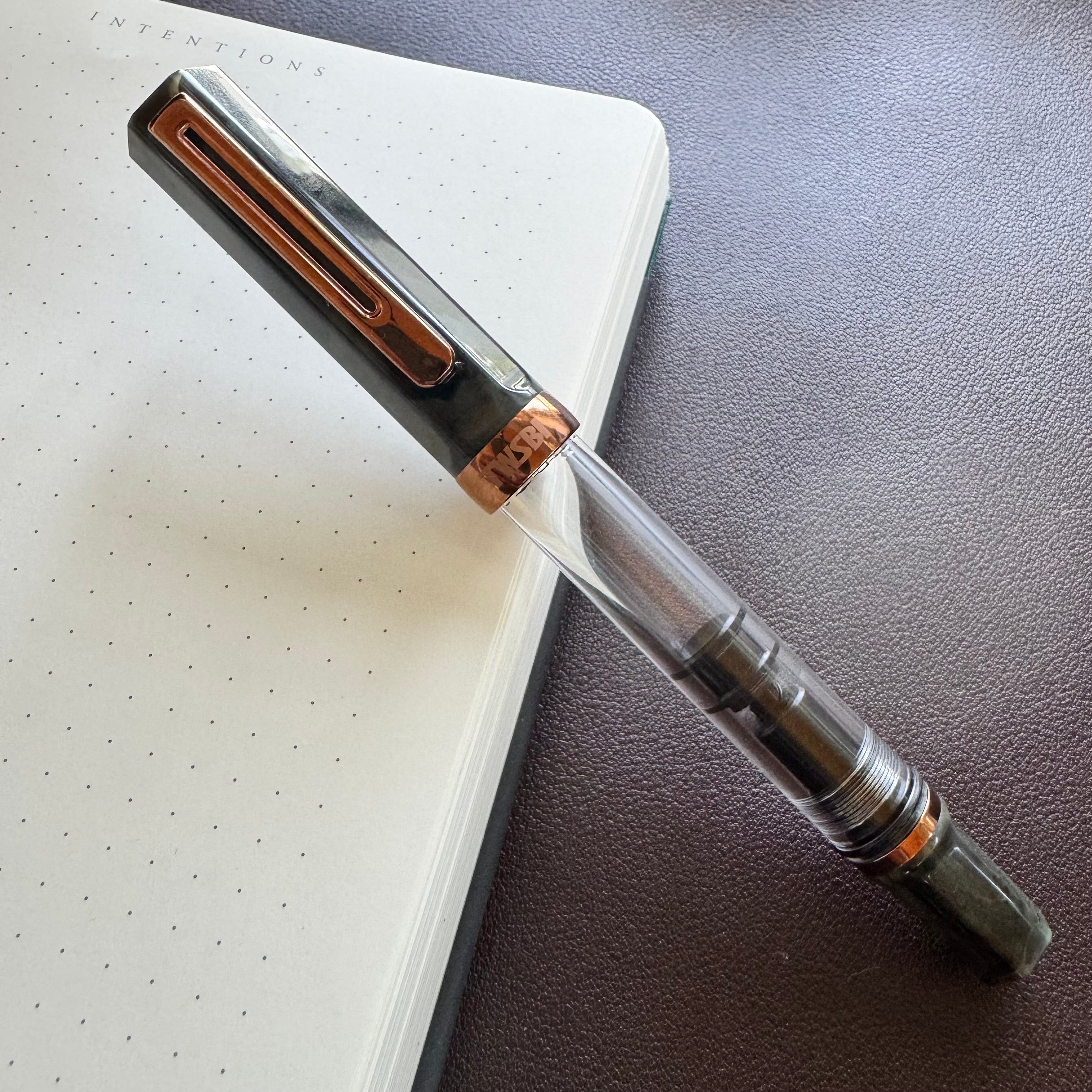 TWSBI Eco Fountain Pen - Serpentine & Bronze Trim - Pen Boutique Ltd