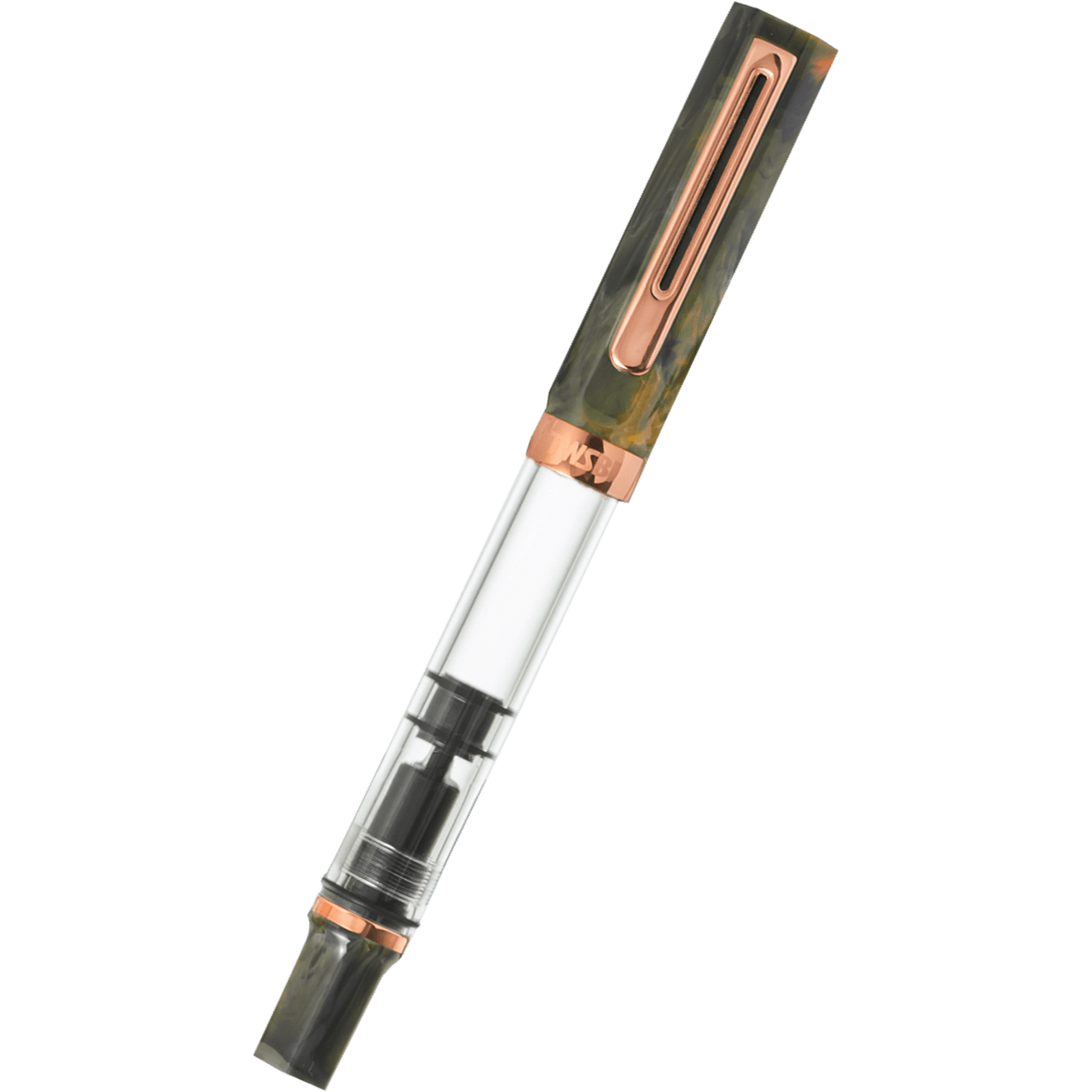 TWSBI Eco Fountain Pen - Serpentine & Bronze Trim - Pen Boutique Ltd