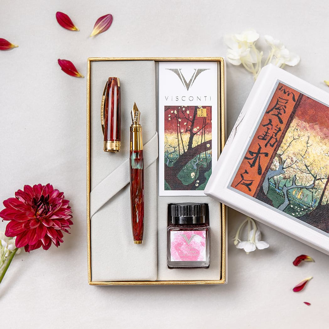 Visconti Van Gogh Fountain Pen - Flowering Plum Orchard - Pen Boutique Ltd