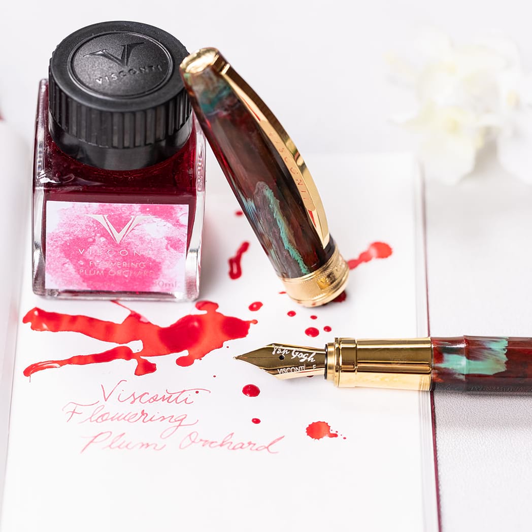 Visconti Van Gogh Fountain Pen - Flowering Plum Orchard - Pen Boutique Ltd