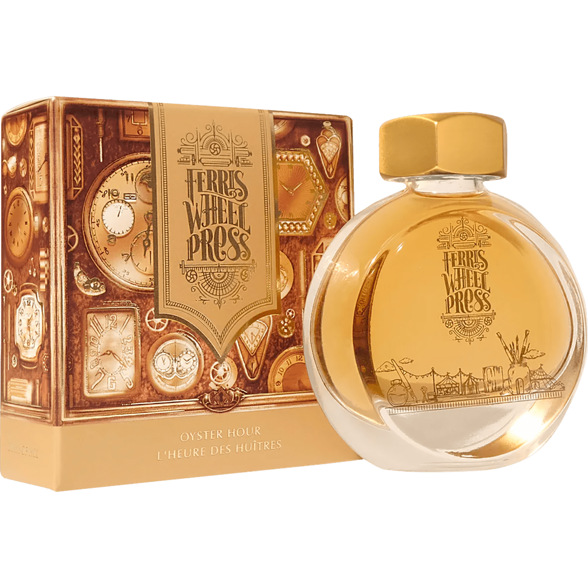 Ferris Wheel Press Ink Bottle - Oyster Hour - 38ml - Pen Boutique Ltd