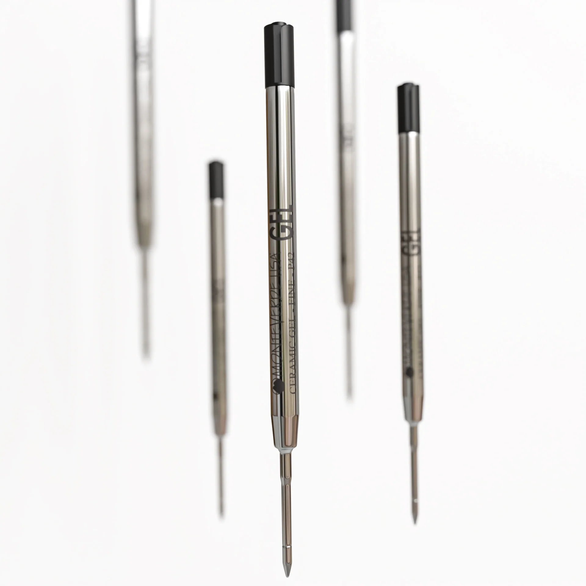 Monteverde Capless Gel Refill (to fit Parker) - Black - 0.7 mm Fine Point (1/pack) - Pen Boutique Ltd