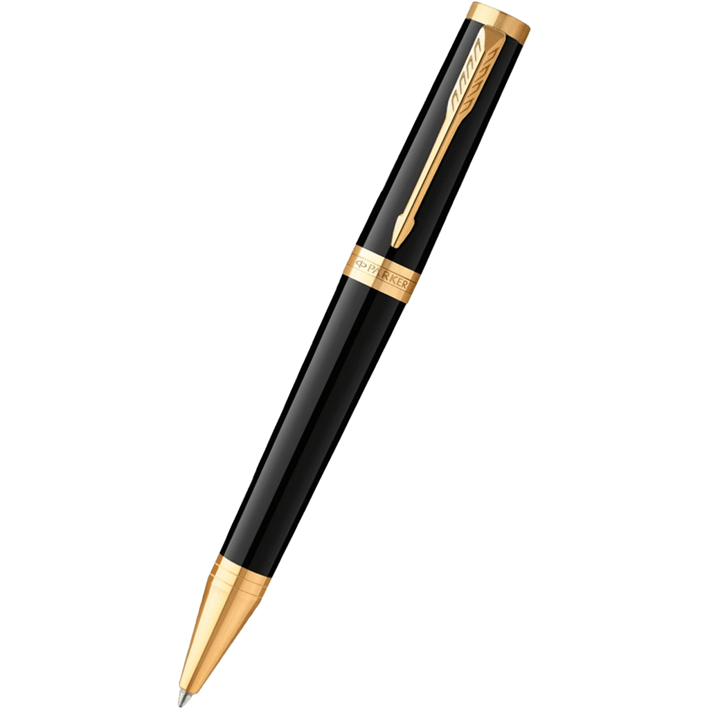 Parker Ingenuity Core Ballpoint Pen - Black - Gold Trim - Pen Boutique Ltd