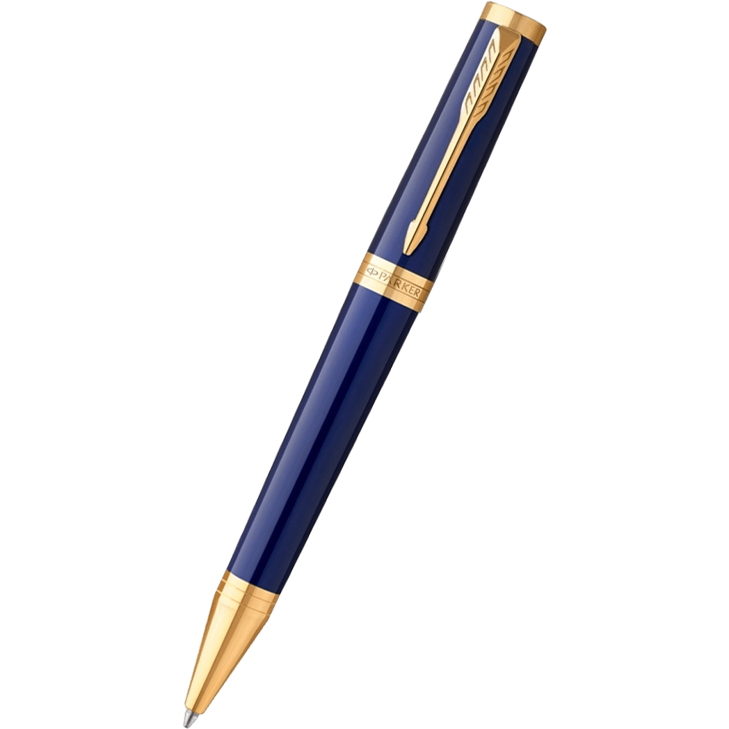 Parker Ingenuity Core Ballpoint Pen - Blue - Gold Trim - Pen Boutique Ltd