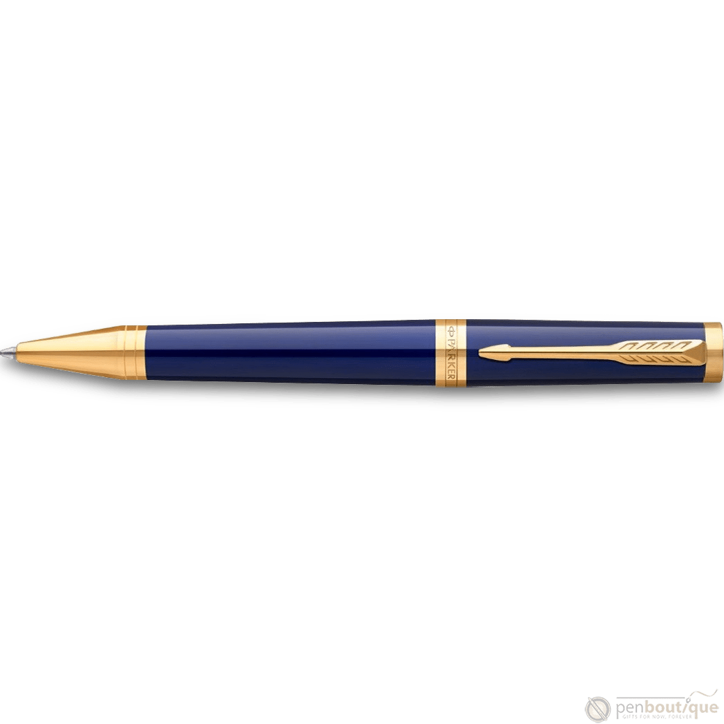 Parker Ingenuity Core Ballpoint Pen - Blue - Gold Trim - Pen Boutique Ltd
