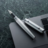 Platinum Procyon Fountain Pen - Luster Satin Silver - Pen Boutique Ltd