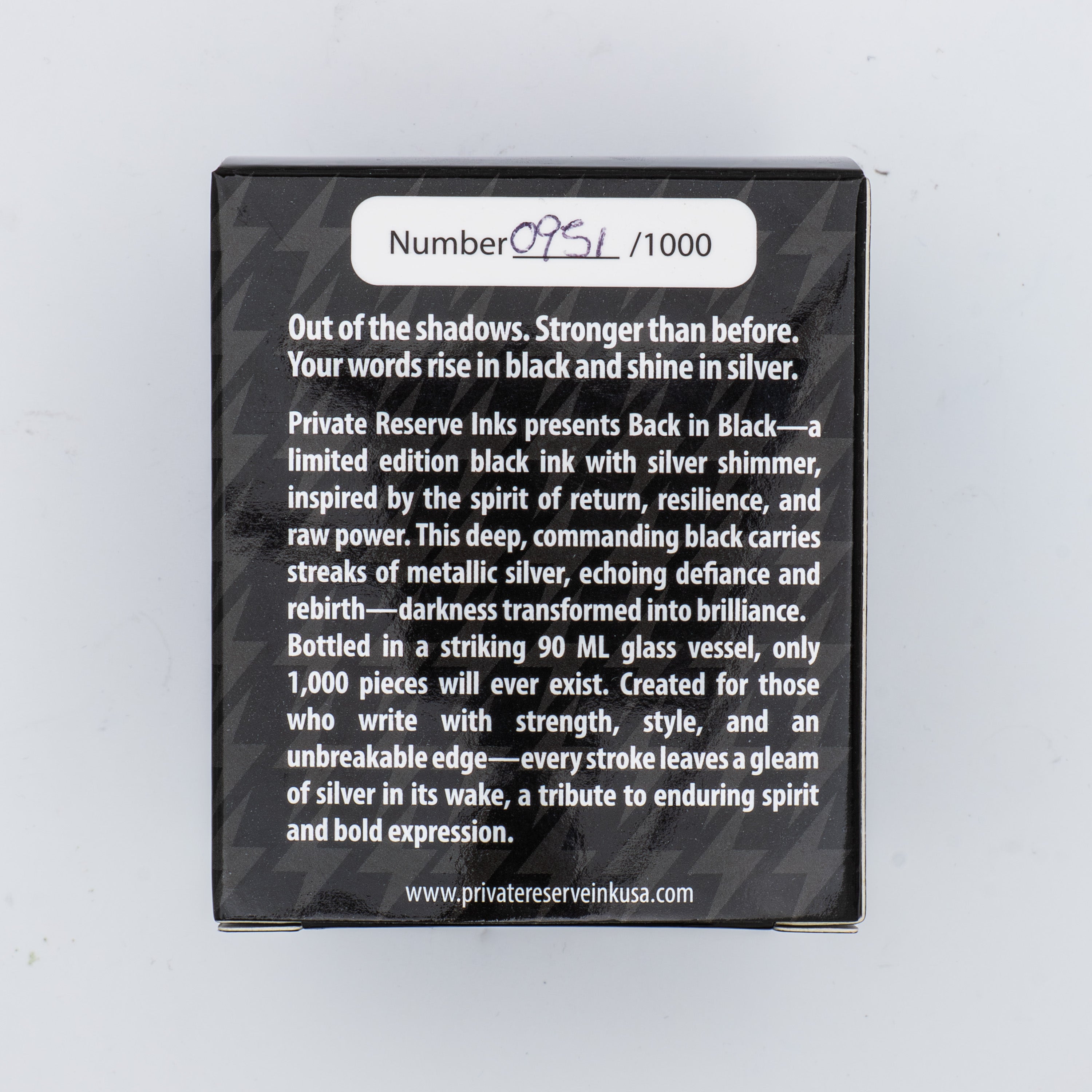 Private Reserve Ink Bottle - Back to Black - 90ml (Limited Edition) - Pen Boutique Ltd