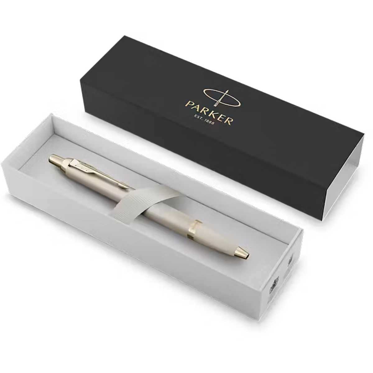 Parker IM Ballpoint Pen - Monochrome - Champagne-Pen Boutique Ltd