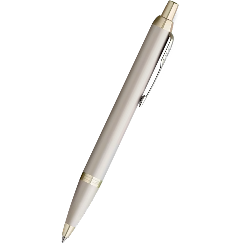 Parker IM Ballpoint Pen - Monochrome - Champagne-Pen Boutique Ltd