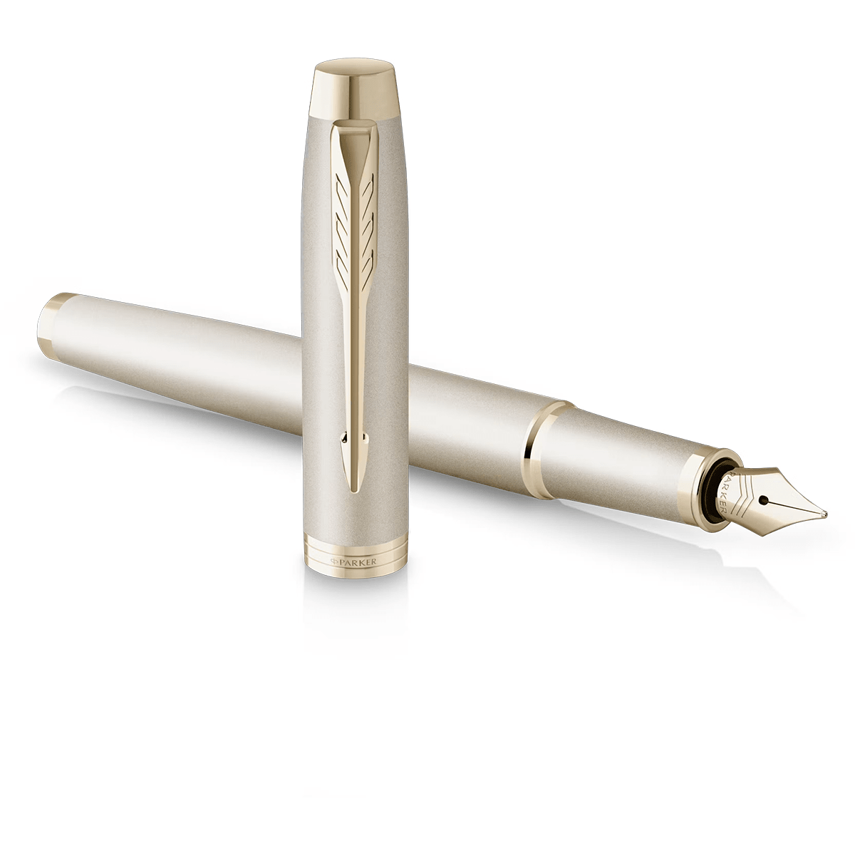 Parker IM Fountain Pen - Monochrome - Champagne - Pen Boutique Ltd