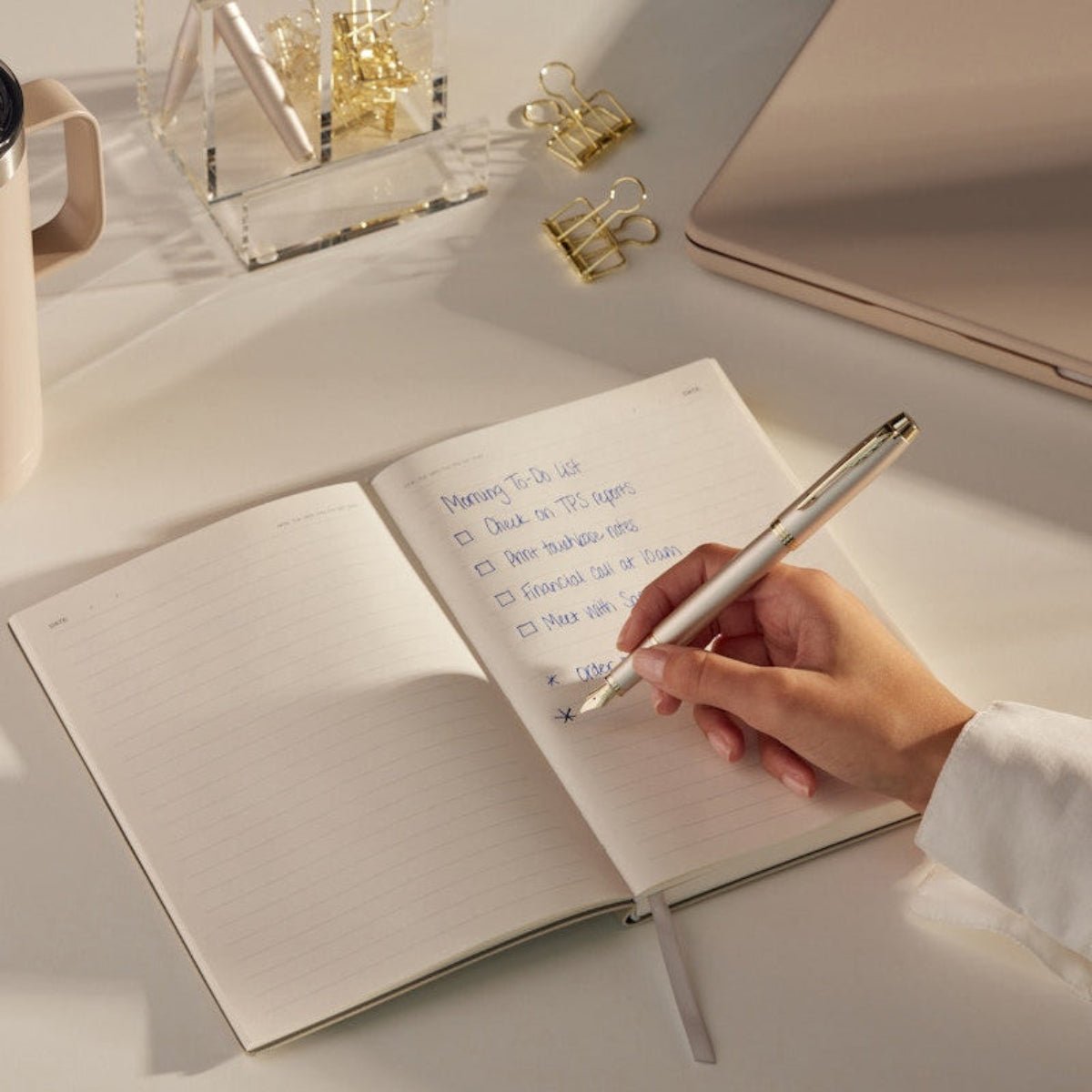Parker IM Fountain Pen - Monochrome - Champagne - Pen Boutique Ltd