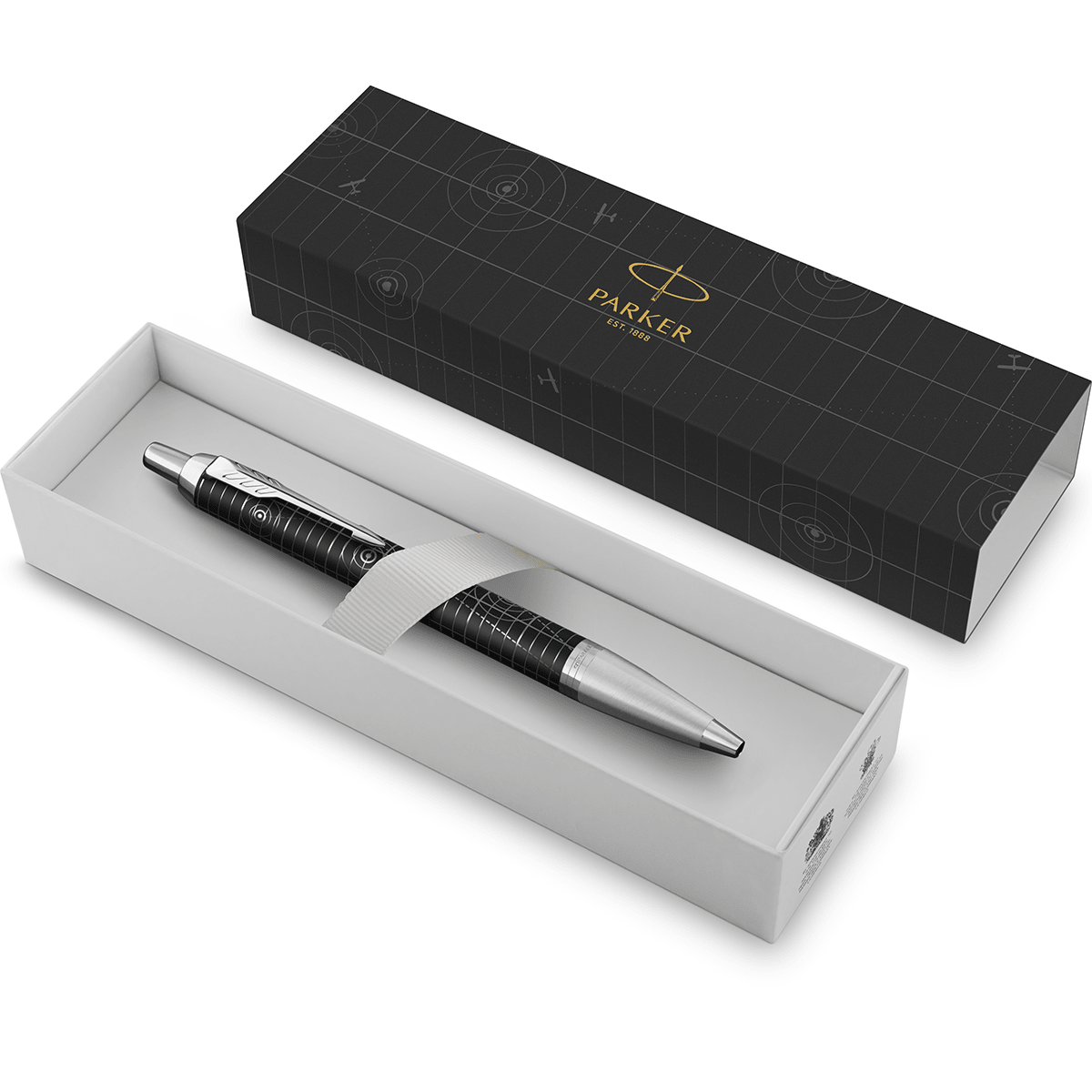 Parker IM Premium Ballpoint Pen - Legacy of Flight - Chrome Trim - Pen Boutique Ltd