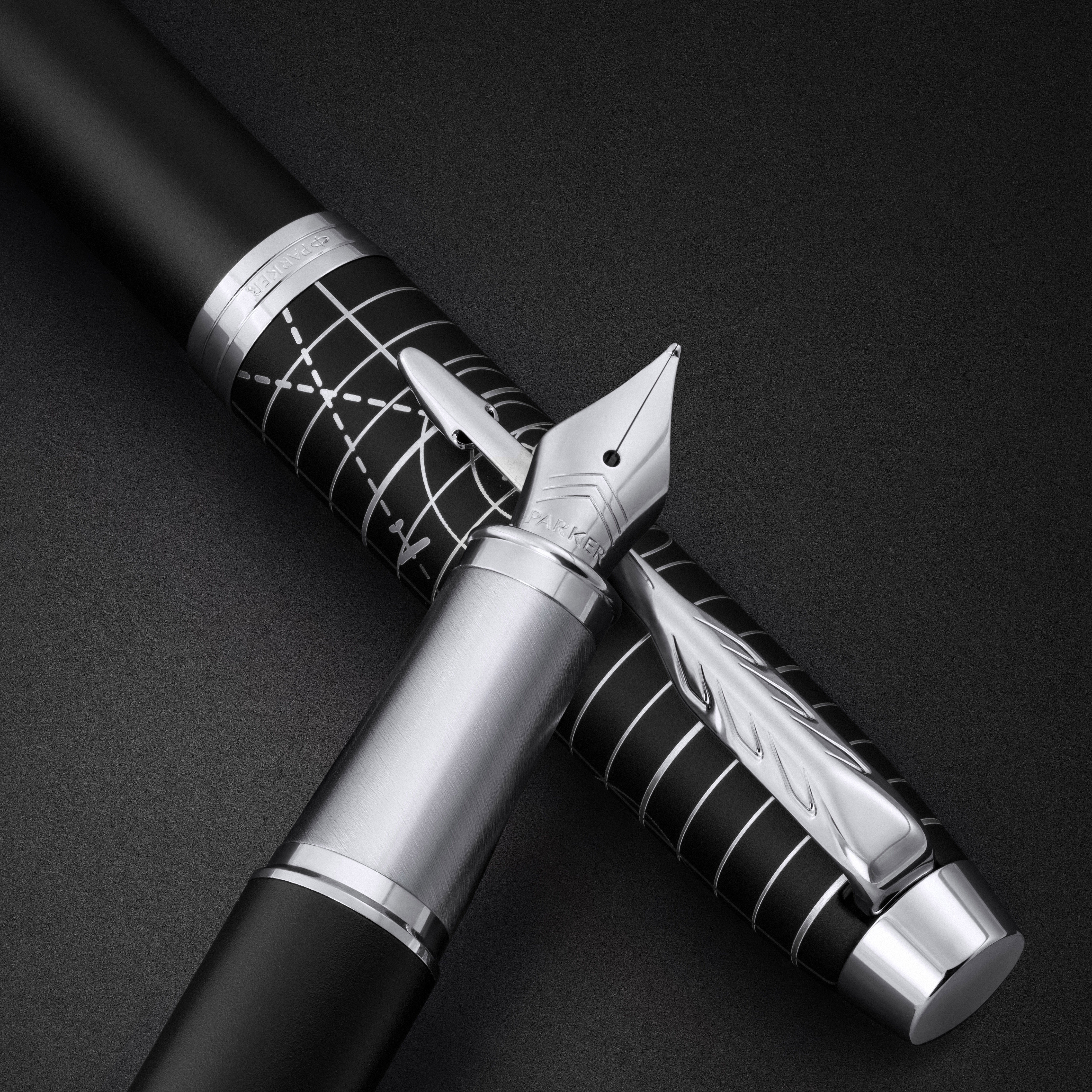 Parker IM Premium Fountain Pen - Legacy of Flight - Chrome Trim - Pen Boutique Ltd
