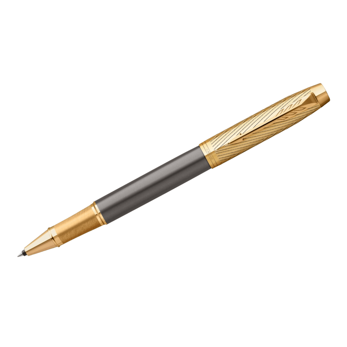 Parker IM Rollerball Pen - Premium Arrow - Gold Trim - Pen Boutique Ltd