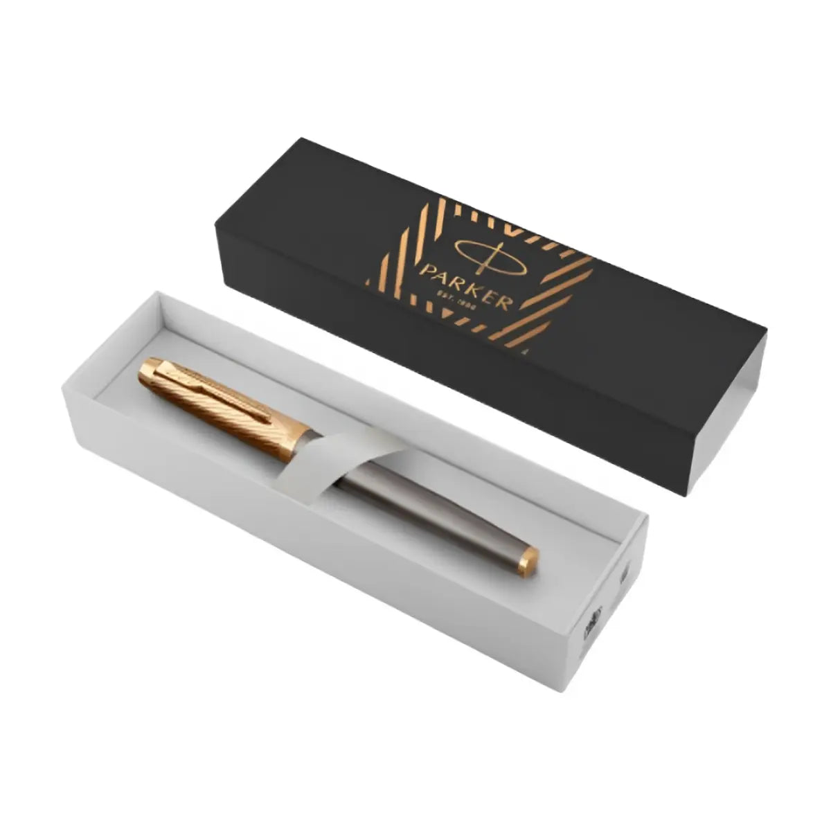 Parker IM Rollerball Pen - Premium Arrow - Gold Trim - Pen Boutique Ltd